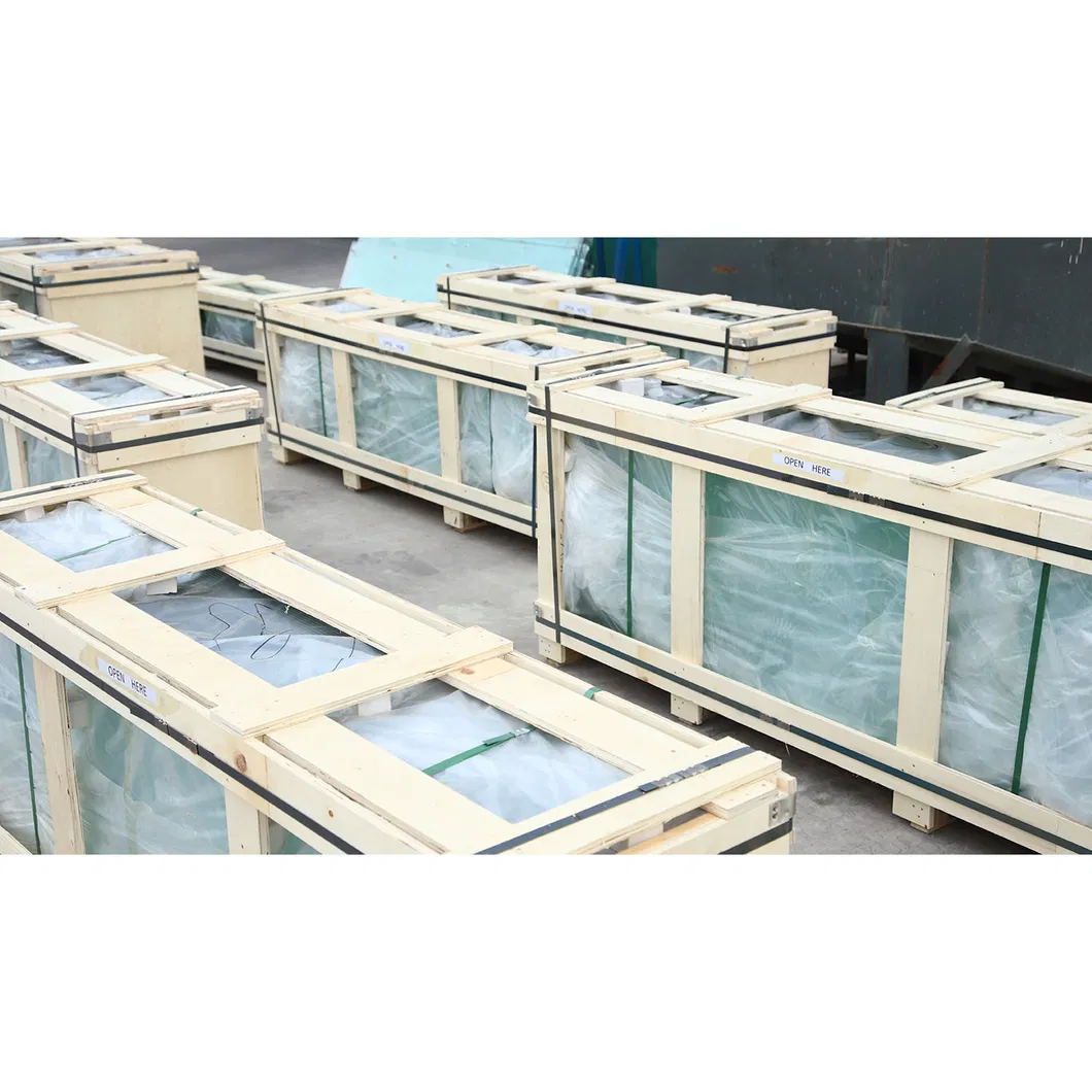 3mm-19mm Anpassbare Größe Floatglas Hartglas Sicherheitsglas für Tür Fenster Geländer Balkon Duschraum 1