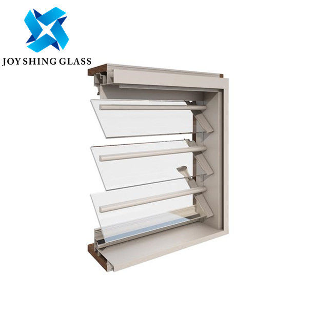 Jalousie lamellierte Glasblatt-kundenspezifische Stärke-Größen-Farbform