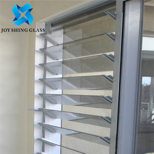 Jalousie lamellierte Glasblatt-kundenspezifische Stärke-Größen-Farbform