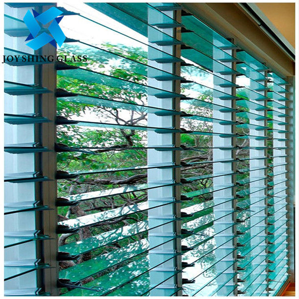 Jalousie lamellierte Glasblatt-kundenspezifische Stärke-Größen-Farbform