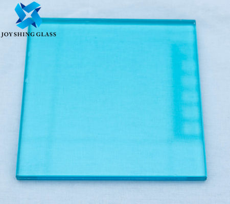 Farbiges Schichtglas 0,76 mm Ozeanblau PVB Schichtsicherheitsglas