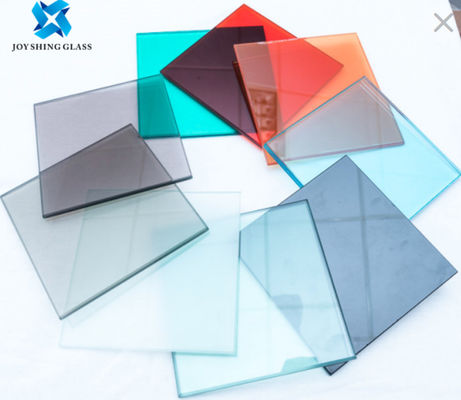 Flaches/gebogenes farbiges lamelliertes Glas-Antiausgeglichenes UVglas 6.38mm 8.38mm 8.76mm 11.52mm