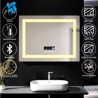Erhitzter belichteter LED-Badezimmer-Spiegel mit Bluetooth 600*800 700*900 750*1000