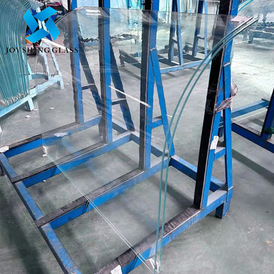 10 mm klares geschwungenes gehärtetes Glas für Treppengeländer