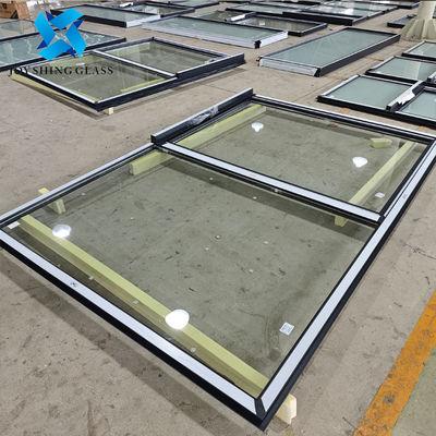 Schiebefenster aus Aluminiumglas Horizontales Schiebefenster