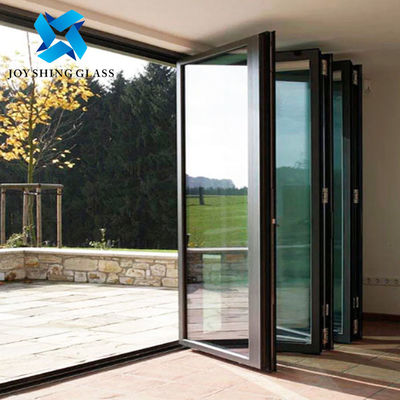 Aluminium-Doppelverglasung Klapptür Balkon Aluminium-Glastüren